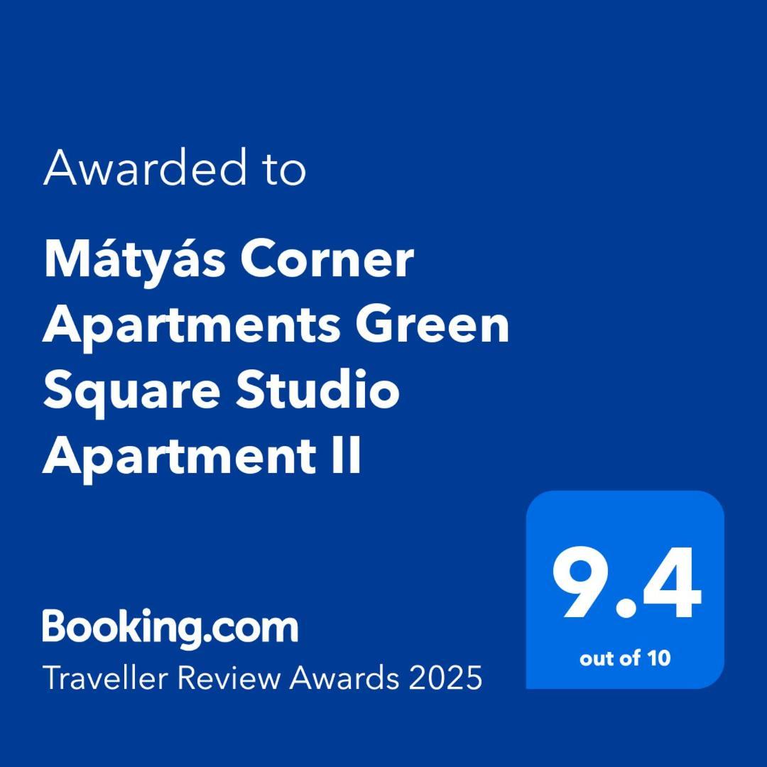 Matyas Corner Apartments Green Square Studio Apartment II Budapest Kültér fotó